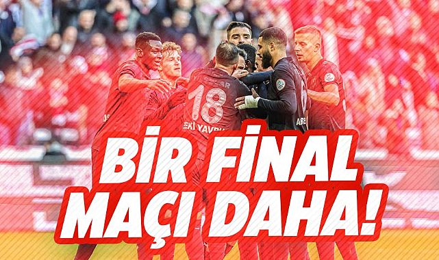 Samsunspor'da bir final maçı daha!