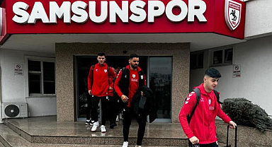 Samsunspor, Hatayspor maçı için Mersin’e gitti