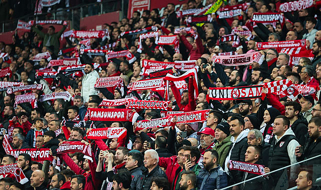 Samsunspor taraftarından Ankaragücü maçına yoğun ilgi