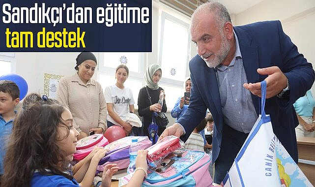 Sandıkçı’dan eğitime tam destek