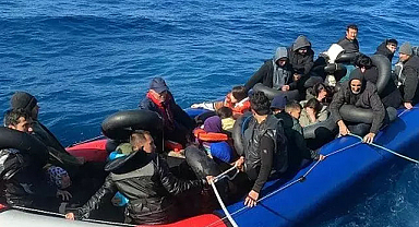  5'i çocuk 59 göçmen yakalandı