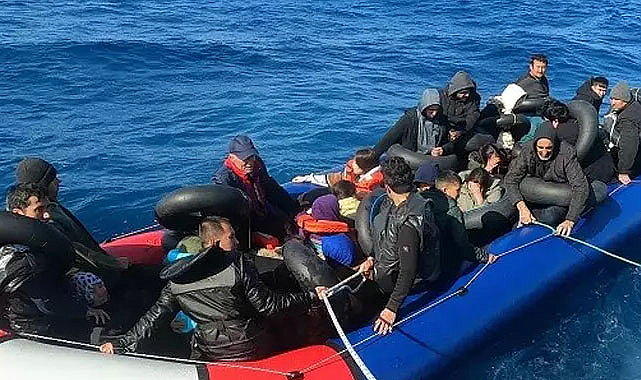  5'i çocuk 59 göçmen yakalandı