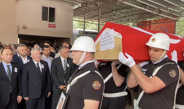 Adıyaman'da şehit olan Başkomiser Kamuran Üçgül toprağa verildi