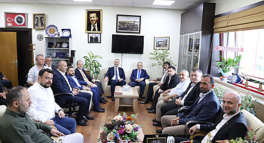 AK Parti Samsun İl Başkanı Köse'den, Topaloğlu'na ziyaret