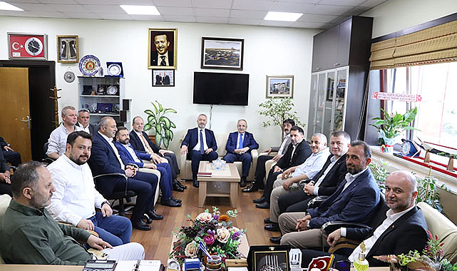 AK Parti Samsun İl Başkanı Köse'den, Topaloğlu'na ziyaret