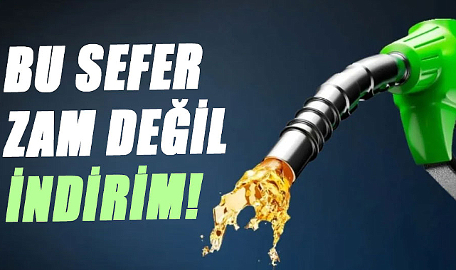 Akaryakıta indirim geliyor! Müjde