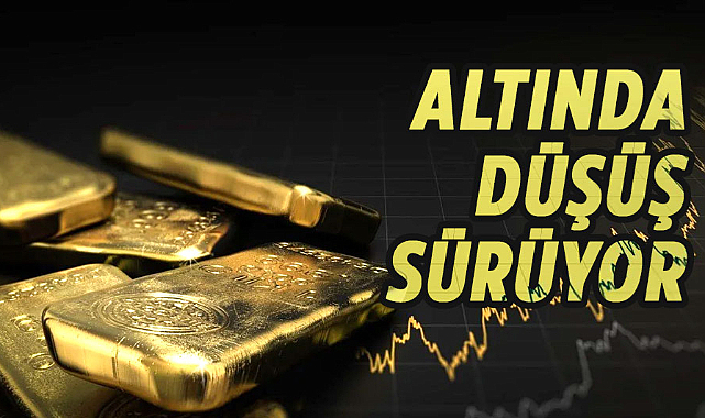 Altında düşüş sürüyor