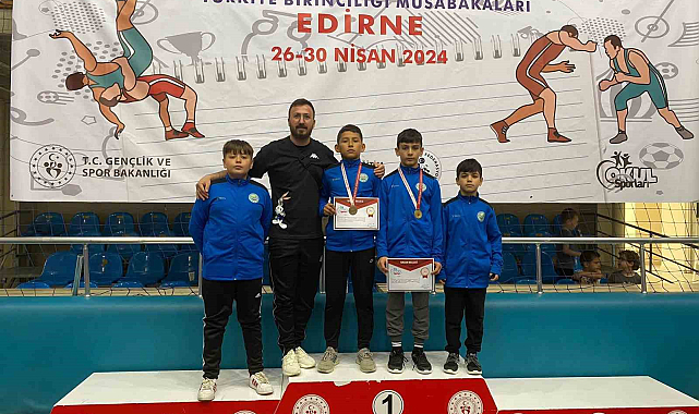 Amasyalı güreşçi Kaan Buğra Yüksel, Türkiye şampiyonu oldu