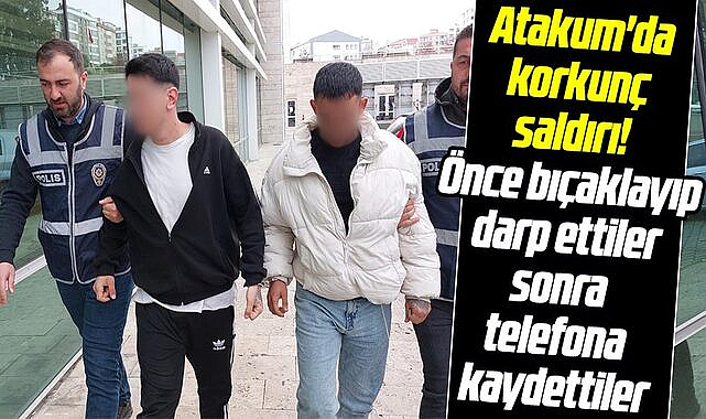 Atakum'da korkunç saldırı! Önce bıçaklayıp darp ettiler sonra telefona kaydettiler