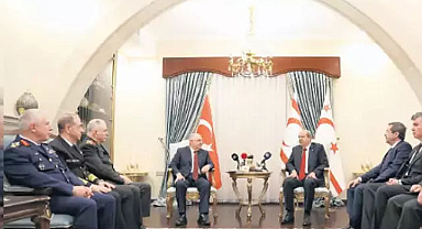 Bakan Güler ve komutanlar KKTC’de