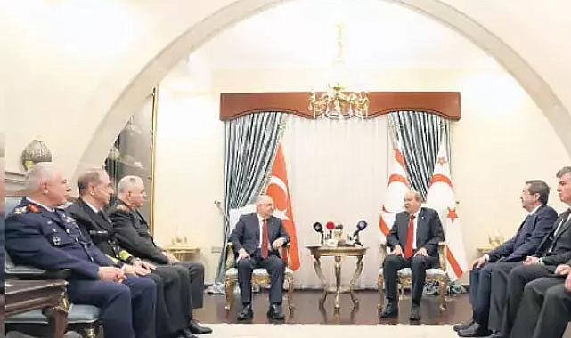 Bakan Güler ve komutanlar KKTC’de