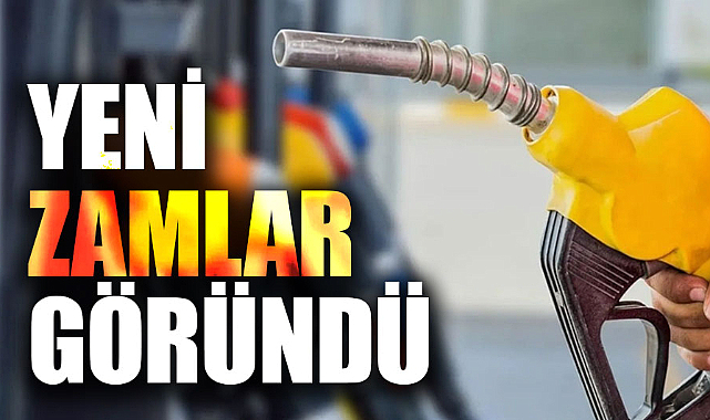 Benzine, motorine ve LPG'ye yeni zamlar göründü