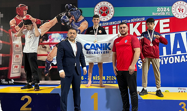 Canikli Sporcu Türkiye Şampiyonu oldu