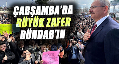 Çarşamba'da büyük zafer Dündar'ın