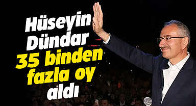 Çarşamba'da Hüseyin Dündar 35 binden fazla oy aldı