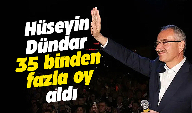 Çarşamba'da Hüseyin Dündar 35 binden fazla oy aldı