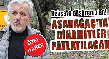 Dehşete düşüren plan! Asarağaç'ta dinamitler patlatılacak