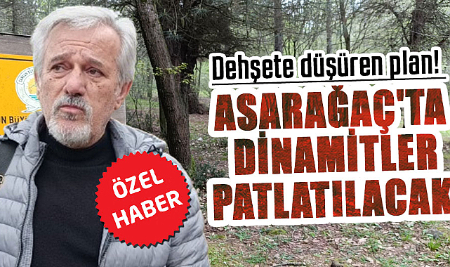 Dehşete düşüren plan! Asarağaç'ta dinamitler patlatılacak