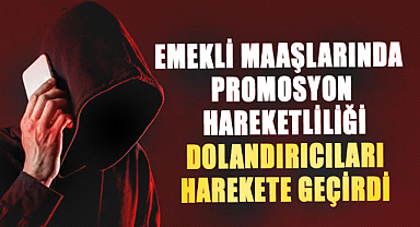 Emekli maaşlarında promosyon hareketliliği dolandırıcıları harekete geçirdi