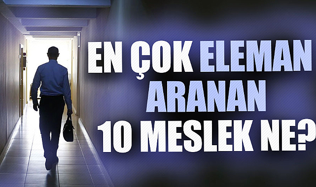 En çok eleman aranan 10 meslek ne?