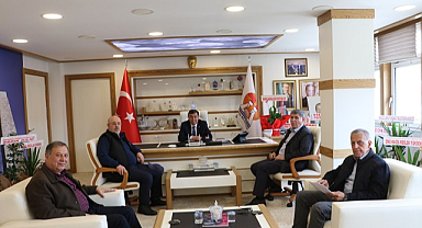 Havza Belediye Başkanı Murat İkiz'e eski başkandan ziyaret