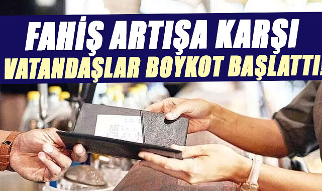 Fahiş artışa karşı vatandaşlar boykot başlattı!