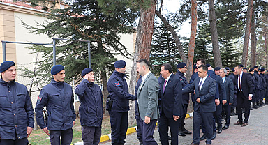 Havza'da bayramlaşma programı düzenlendi