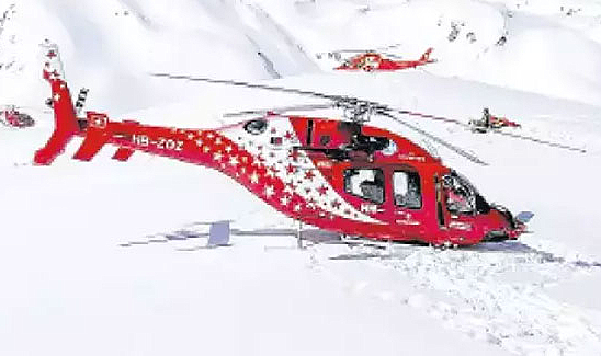 İsviçre'de helikopter düştü: 3 ölü