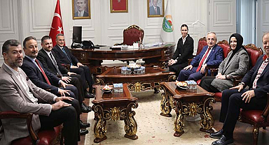 Karaaslan'dan İlkadım Belediye Başkanı Kurnaz'a ziyaret