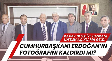 Kavak'ta Cumhurbaşkanı Erdoğan fotoğrafı krizine yalanlama