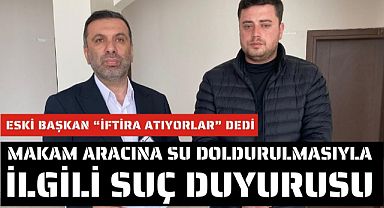 Kavak'ta makam aracına su doldurulmasıyla ilgili suç duyurusu