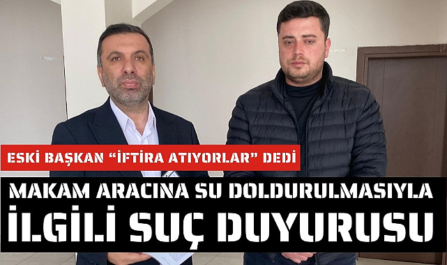 Kavak'ta makam aracına su doldurulmasıyla ilgili suç duyurusu