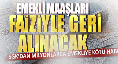 Milyonlarca emekliyi üzen haber!