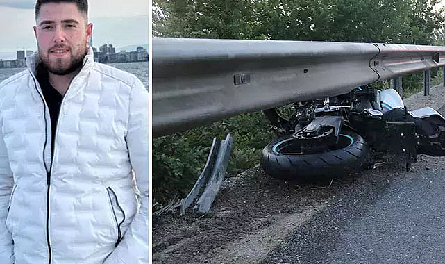 Motosiklet sürücüsü Hakan Gümüş hayatını kaybetti