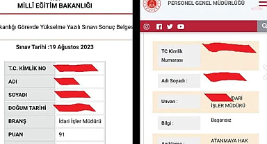 Mülakat skandal açığa çıktı