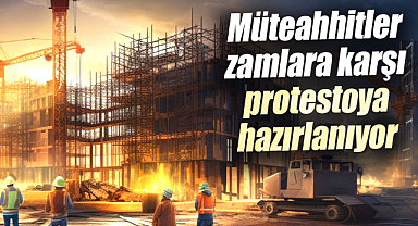 Müteahhitler zamlara karşı protestoya hazırlanıyor