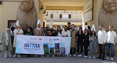OMÜ’lü öğrenciler Hattuşa Antik Kenti'ne hayran kaldı