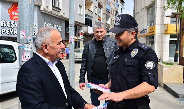 Polis ekiplerinden Terme'de dolandırıcılık uyarısı