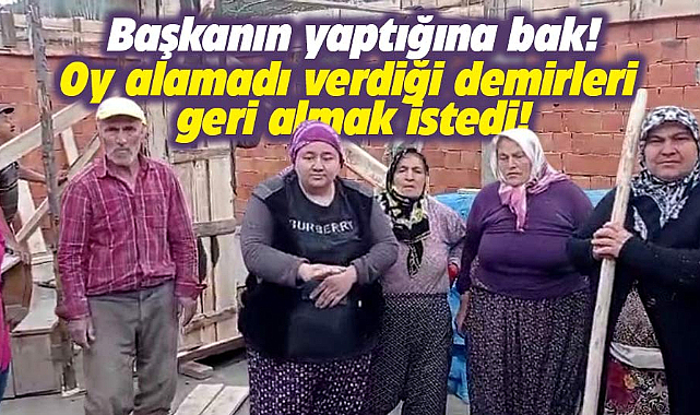 Samsun'da başkanın yaptığı pes dedirtti! Oy alamayınca verdiği demirleri geri almak istedi