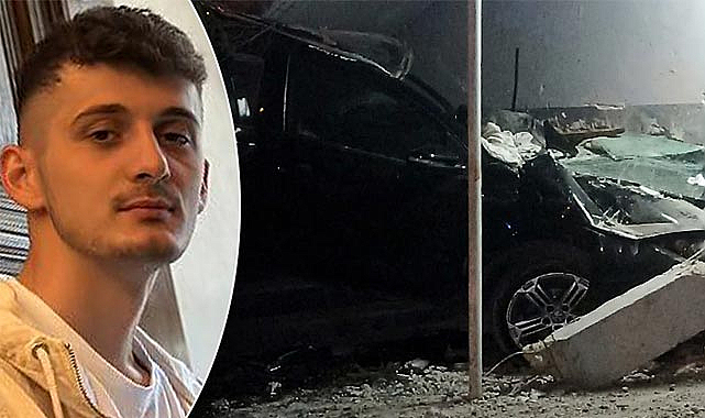 Samsun'da cami duvarına çarpan araç sürücüsü öldü