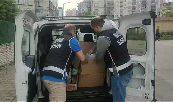 Samsun'da etil ve sahte alkol ele geçirildi