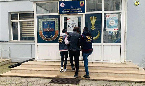 Samsun'da katili jandarma yakaladı