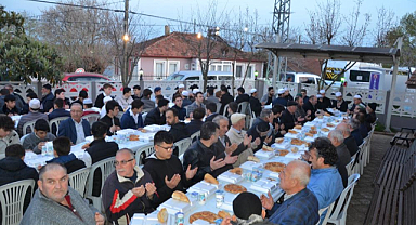 Samsun'da mahallede imece usulü iftar