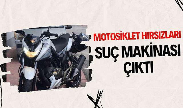 Samsun'da motosikleti çalanlar suç makinası çıktı!