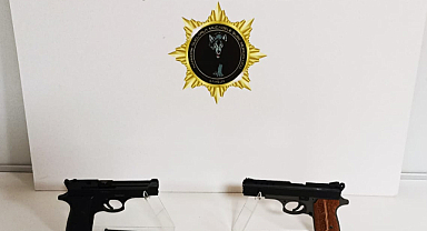 Samsun'da narkotik operasyonunda 2 ruhsatsız tabanca ele geçirildi