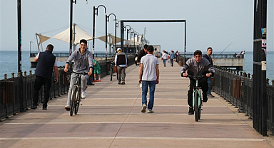Samsun'da Nisan ayında yaz havası