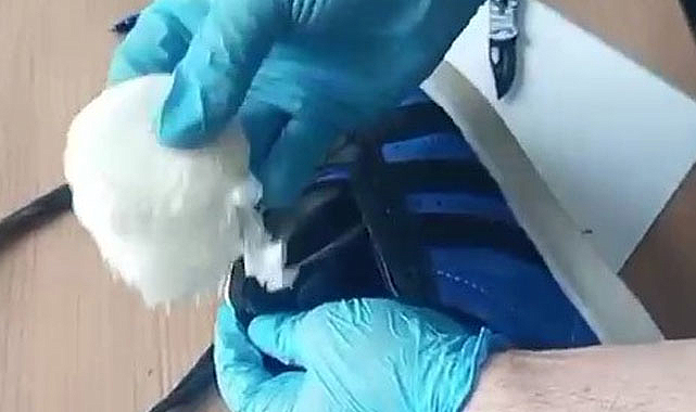 Samsun'da polis, ayakkabıya gizlenmiş uyuşturucuyu ele geçirdi