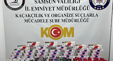 Samsun’da sağlık memuruna sigara kaçakçılığından gözaltı