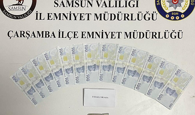 Samsun'da sahte para ile alışveriş yapan şahıs yakalandı