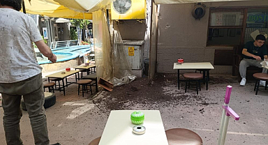 Samsun'da saksı az kalsın faciaya neden oluyordu